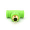 ISO15874 Standardowe zielone plastikowe rurki o jednakowym kształcie, gładkie ściany wewnętrzne