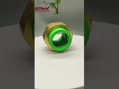 Zielony Ppr podwójny głowicowy zębaty łącznik podwójny łącznik odporny na wysokie temperatury