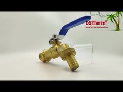 Pozłacany, wytrzymały, klasyczny niebieski żelazny uchwyt Bibcocks Wylewka wody Kran Czop wody z kranu