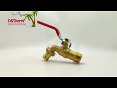 Zobacz, dlaczego warto wybrać pozłacany, wytrzymały, klasyczny czerwony żelazny uchwyt Bibcocks kran wylewka czop kranu 1/2"