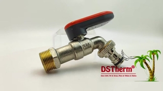 Zamykane uchwyty kulkowe Bibcocks