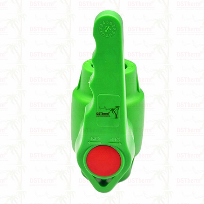 PPR Plastic Ball Valve z uchwytem waving i brązowym piłką ergonomiczną 20-63mm
