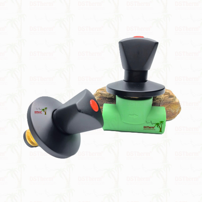 Ppr Czarny zawór zatrzymujący z trójkątnym uchwytem BlackFlow Precision Valve Electrophoretic Black Coating
