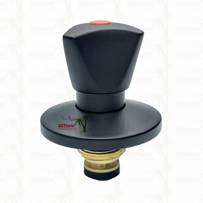 Ppr Czarny zawór zatrzymujący z trójkątnym uchwytem BlackFlow Precision Valve Electrophoretic Black Coating