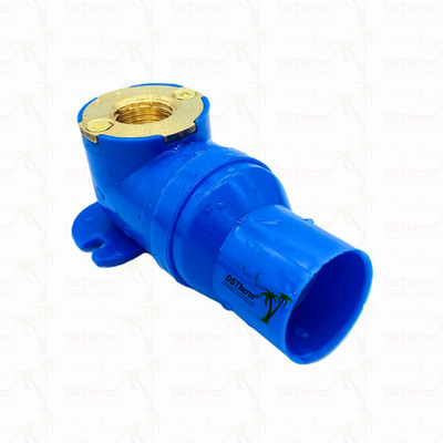 PEX Fittings Niebieski PEX Łokieć odporny na korozję Elastyczna instalacja Kolor dostosowany