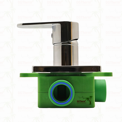PPR Chromowany 3-Drogowy Zawór Mieszający do Prysznica 20mm 25mm