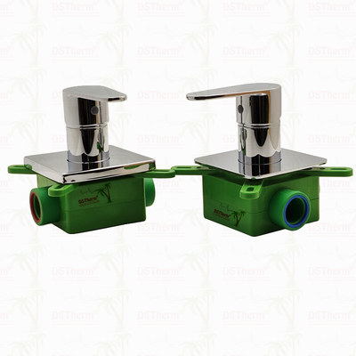 PPR Chromowany 3-Drogowy Zawór Mieszający do Prysznica 20mm 25mm