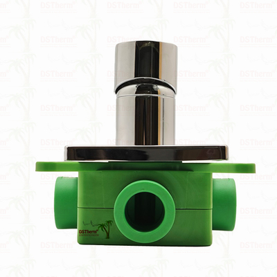 PPR Chromowany 3-Drogowy Zawór Mieszający do Prysznica 20mm 25mm