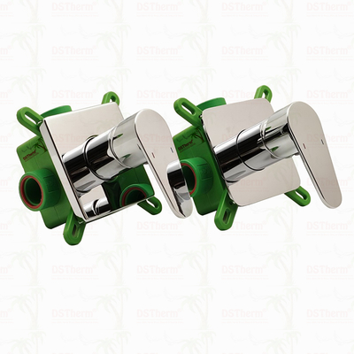 PPR Chromowany 3-Drogowy Zawór Mieszający do Prysznica 20mm 25mm