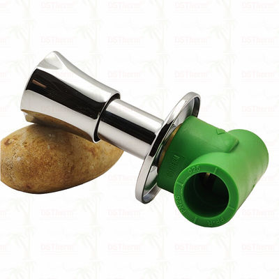 PN25 PPR Stop Valve 20-40mm Chromowany z uchwytem antypoślizgowym