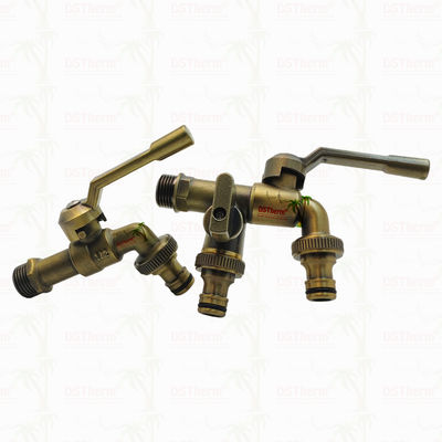 Bronze Heavy Duty Classic Aluminum Handle Bibcocks Spigot Valve Water Tap Water Spout Faucet