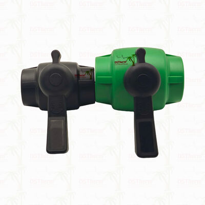 PPR Full Bore Fast Flow Ball Valve z miedzianym wkładem do rur PPR 20-63MM Dostosowywalny