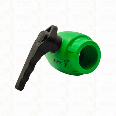 Zawór kulowy PPR z uchwytem falistym i mosiężną kulą do instalacji wodociągowych 20-63MM Konfigurowalny