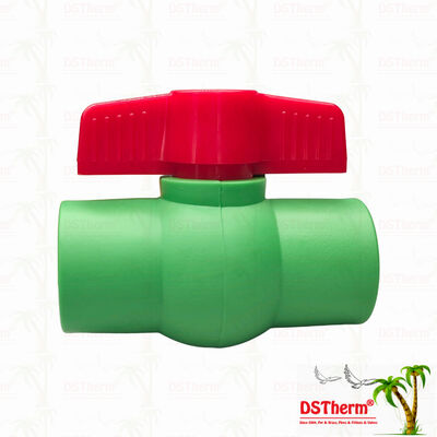PPR Plastic Ball Valve With Plastic Ball For Plumbing System 20-63mm Zero wycieków