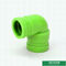 Zielona rura z tworzywa sztucznego o średnicy 20-160 mm do płynów przemysłowych do transportu równego kolanka