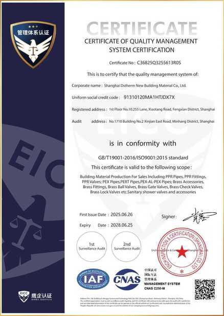 Chiny DSTHERM INDUSTRIAL LIMITED Certyfikaty